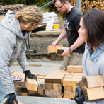 Kigbeare Kiln Project - Bjorn, Pete and Rebecca